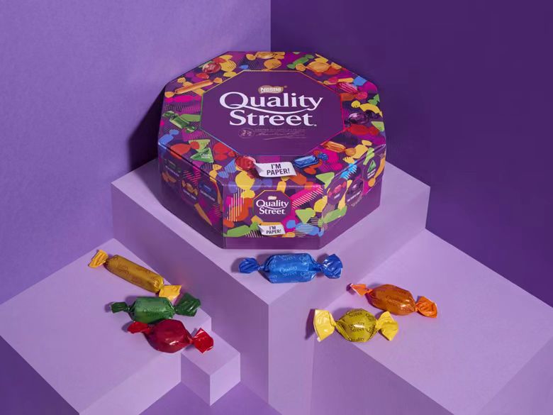 Nestlé to trial Quality Street paper tub in select Tesco stores